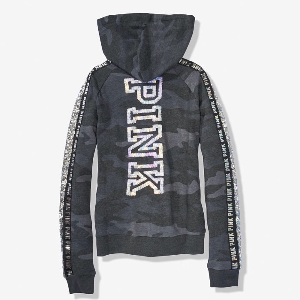 Victoria’s Secret PINK Bling Camo Full-Zip